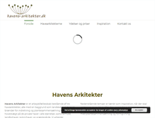 Tablet Screenshot of havens-arkitekter.dk